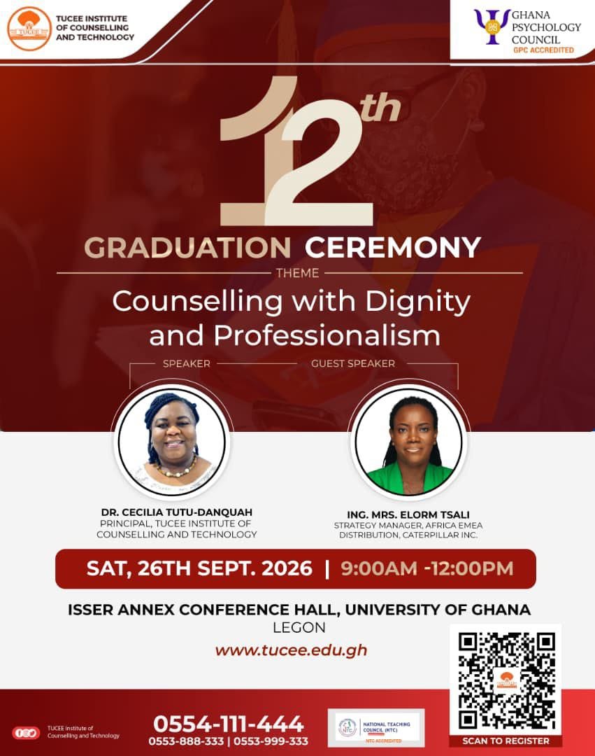 π 12TH GRADUATION CEREMONY - TUCEE INSTITUTE OF COUNSELLING AND TECHNOLOGY